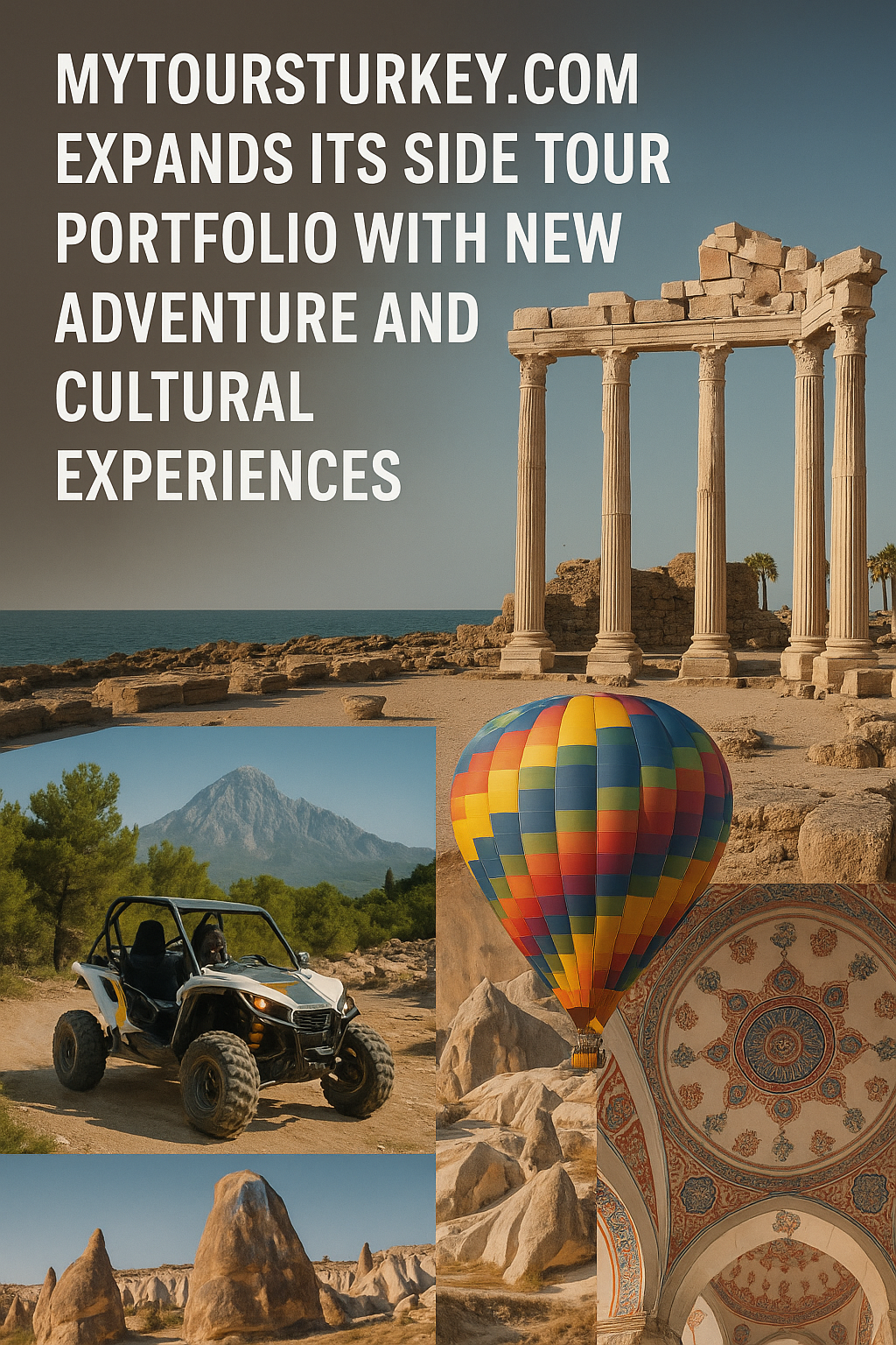 Mytoursturkey.com Expands Its Side Tours Portfolio with New Adventure and Cultural Experiences