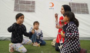 Kızılay’dan afetzedelere psikososyal destek