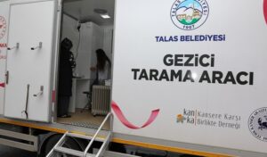 Kayseri Talas’ın ‘gezici kanser tarama aracı’ yollarda