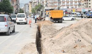 Manisa’da altyapı çalışmaları sürüyor