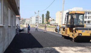 Balıkesir Bandırma’da yollar güzelleşiyor